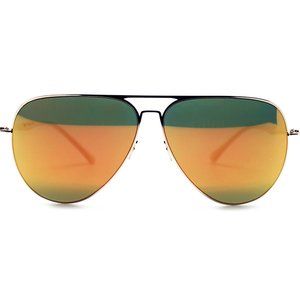 LASR Bravado Aviator Sunglasses - Orange/Gold